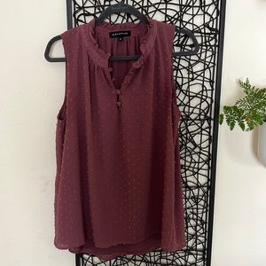 Rose colored Minky dot tank